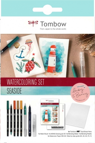Set Watercoloring Seaside-5245