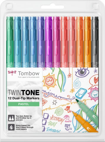 Twin Tip Markere Pastels